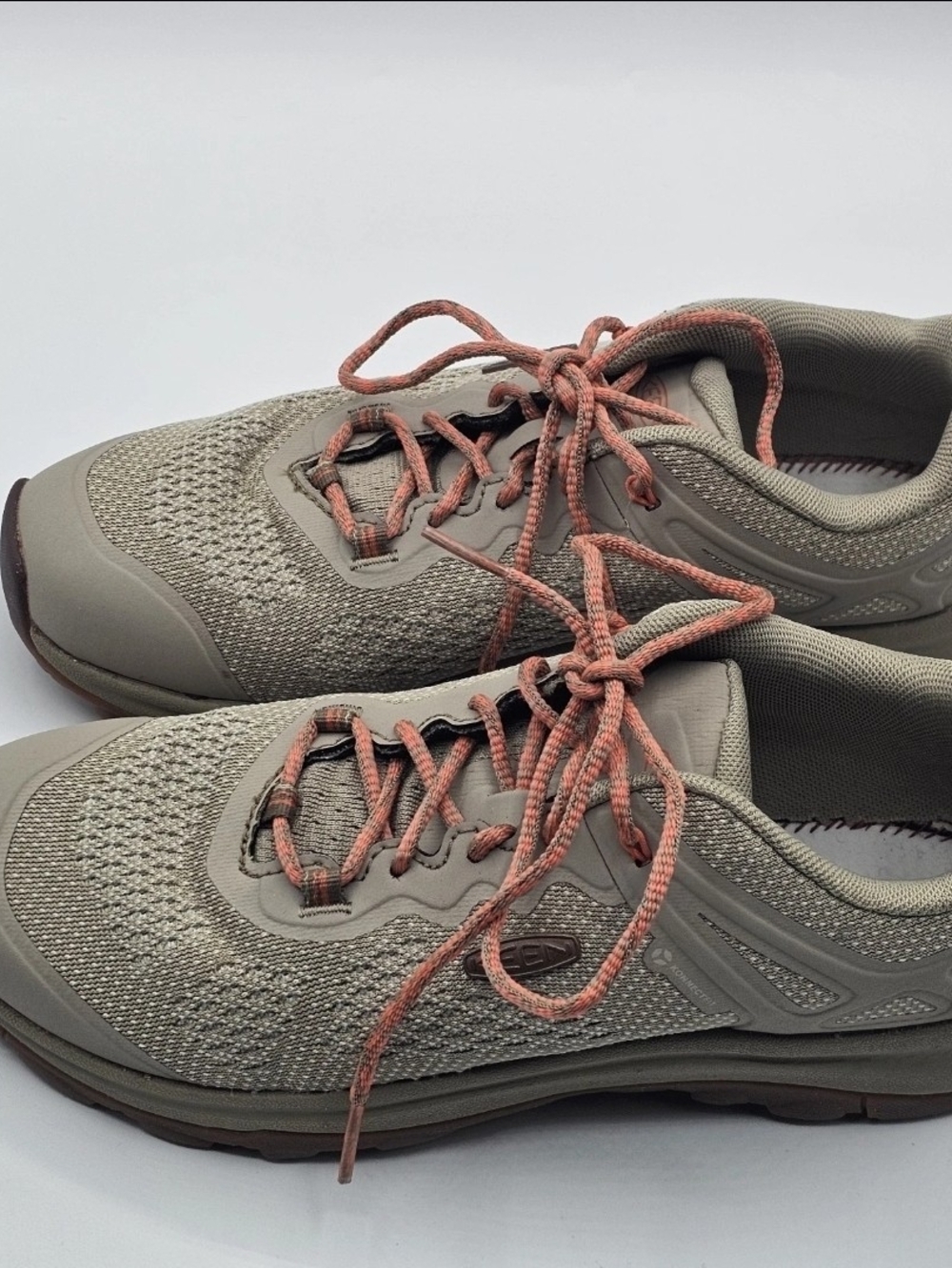 KEEN Terradora II Vent Plaza Taupe Coral Hiking Sneakers Shoes Women's Size 6.5